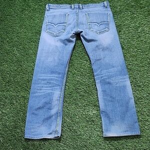 Diesel Denim Blue Straight Leg Jeans Vintage 00s